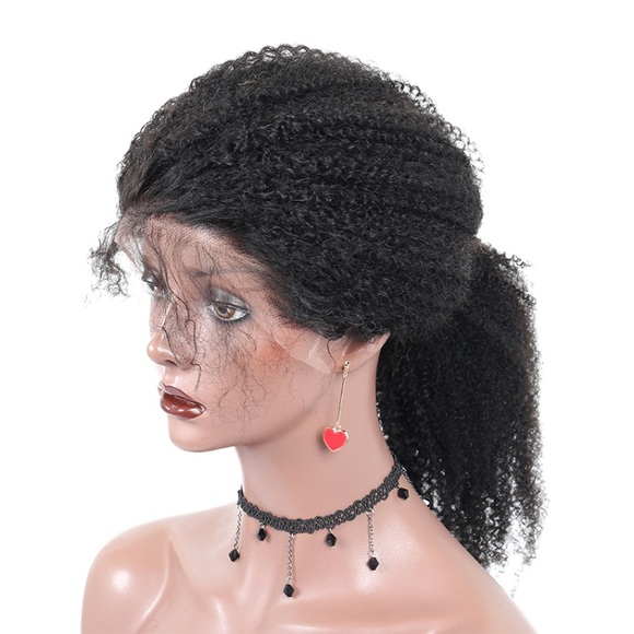 ?KARLA 16” 100%MONGOLIAN AFRO KINKY LACEFRONT WIG main image 5